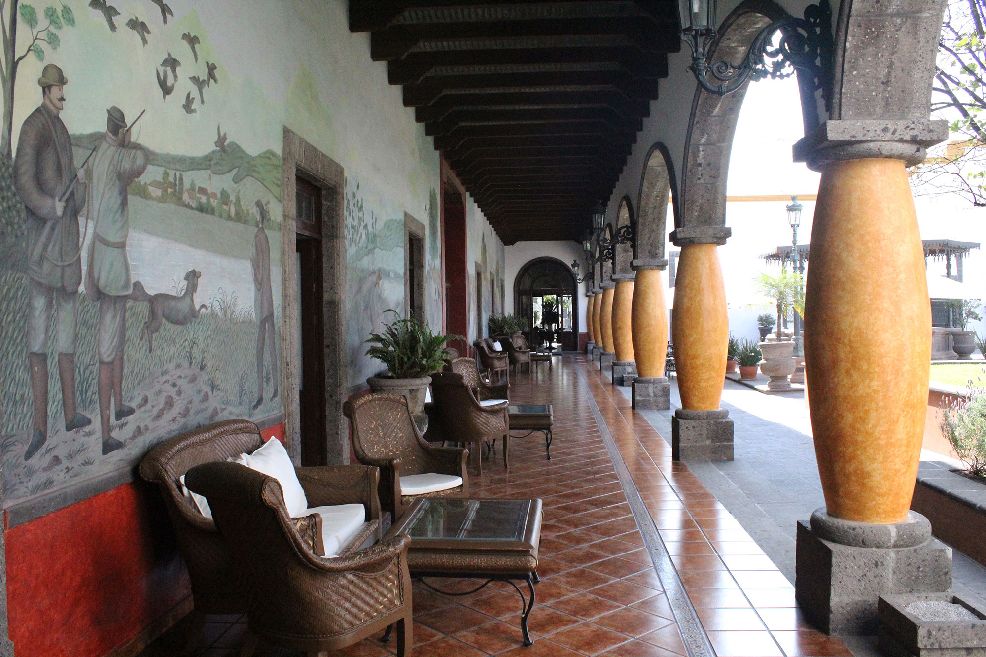 Pasillos - Hotel Hacienda La Venta